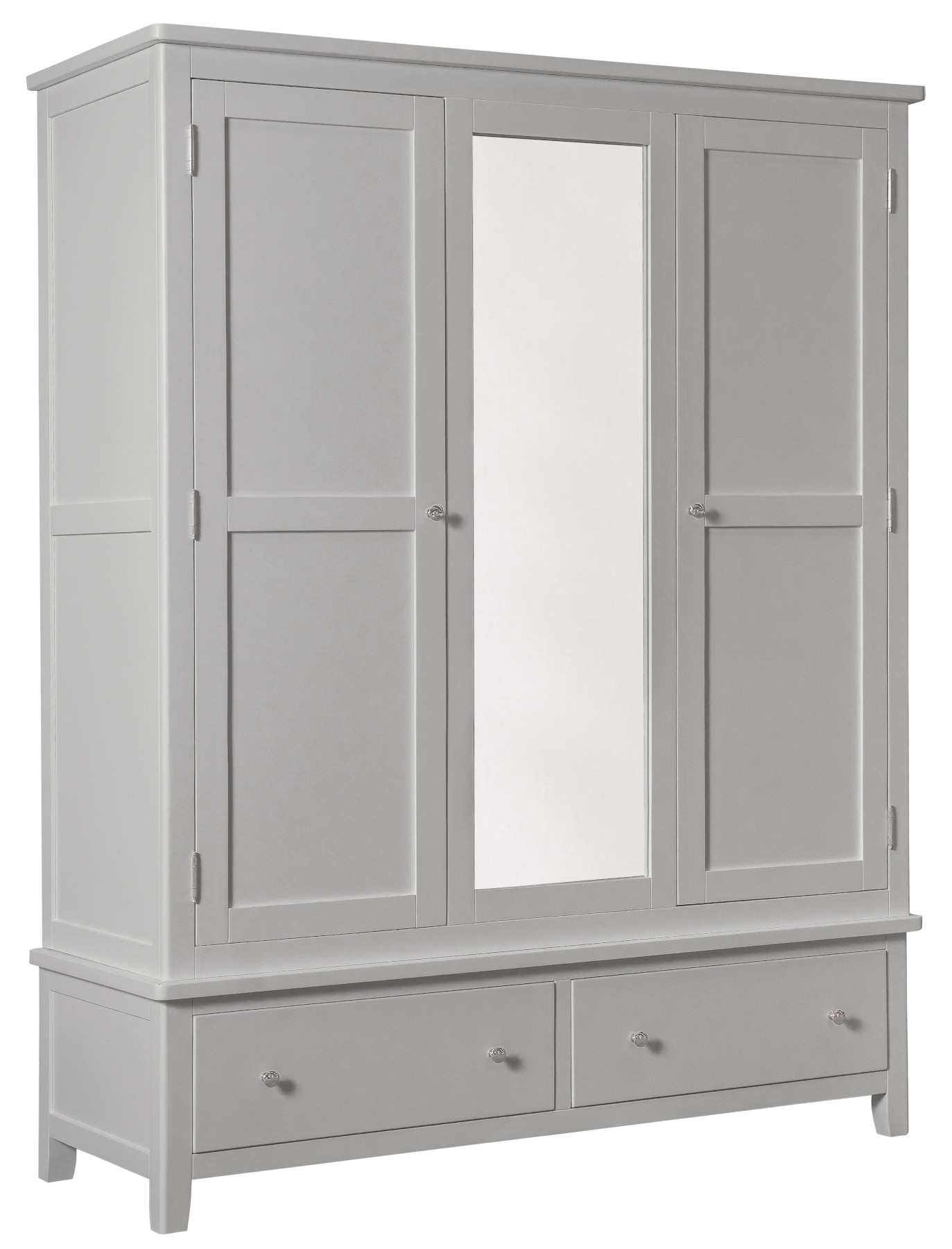 CLASSIC HENLEY Grey Triple Wardrobe Bedroom Furniture Alexander Ellis